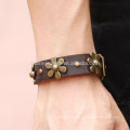 2015 neue Fabrik direktes kreatives ethnisches Retro Blumenlederarmband PH784